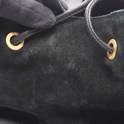 バンブー バックパック リュックサック スエード レザー ブラック グッチ バッグ GUCCI