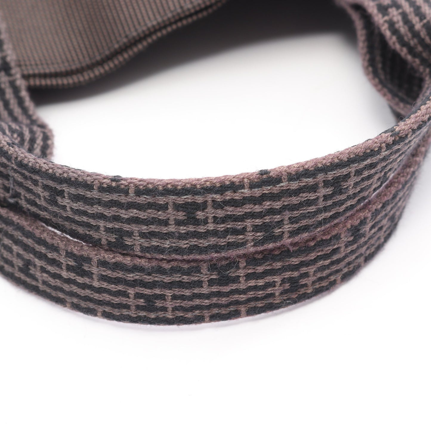 エールラインMM ハンドバッグ トートバッグ ナイロンキャンバス ダークグレー シルバー金具 エルメス バッグ HERMES
