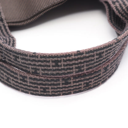 エールラインMM ハンドバッグ トートバッグ ナイロンキャンバス ダークグレー シルバー金具 エルメス バッグ HERMES