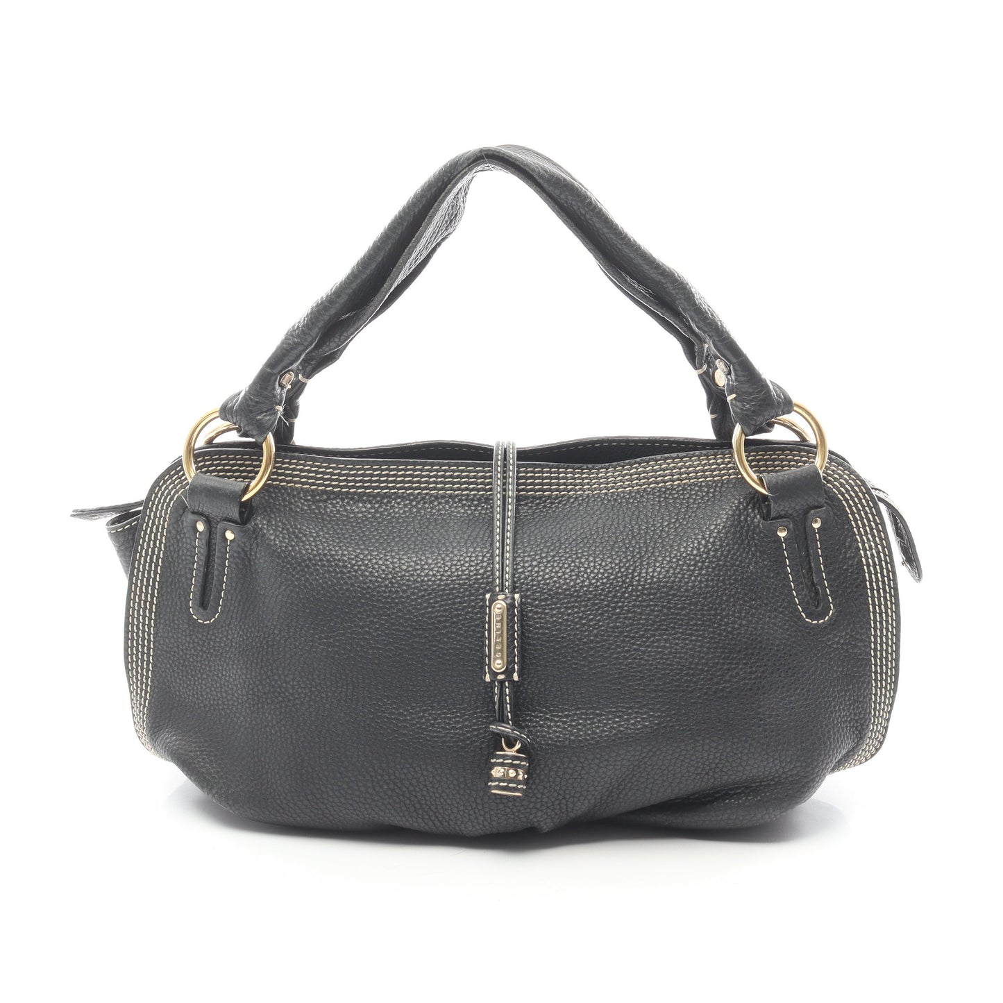 ビタースウィート ハンドバッグ レザー ブラック セリーヌ バッグ CELINE
