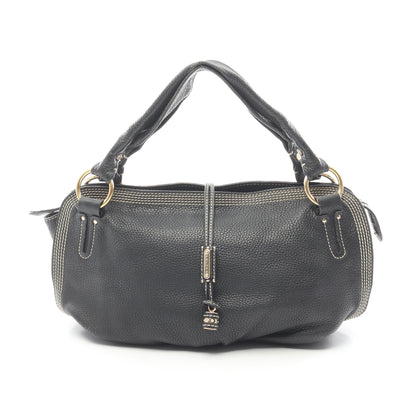 ビタースウィート ハンドバッグ レザー ブラック セリーヌ バッグ CELINE