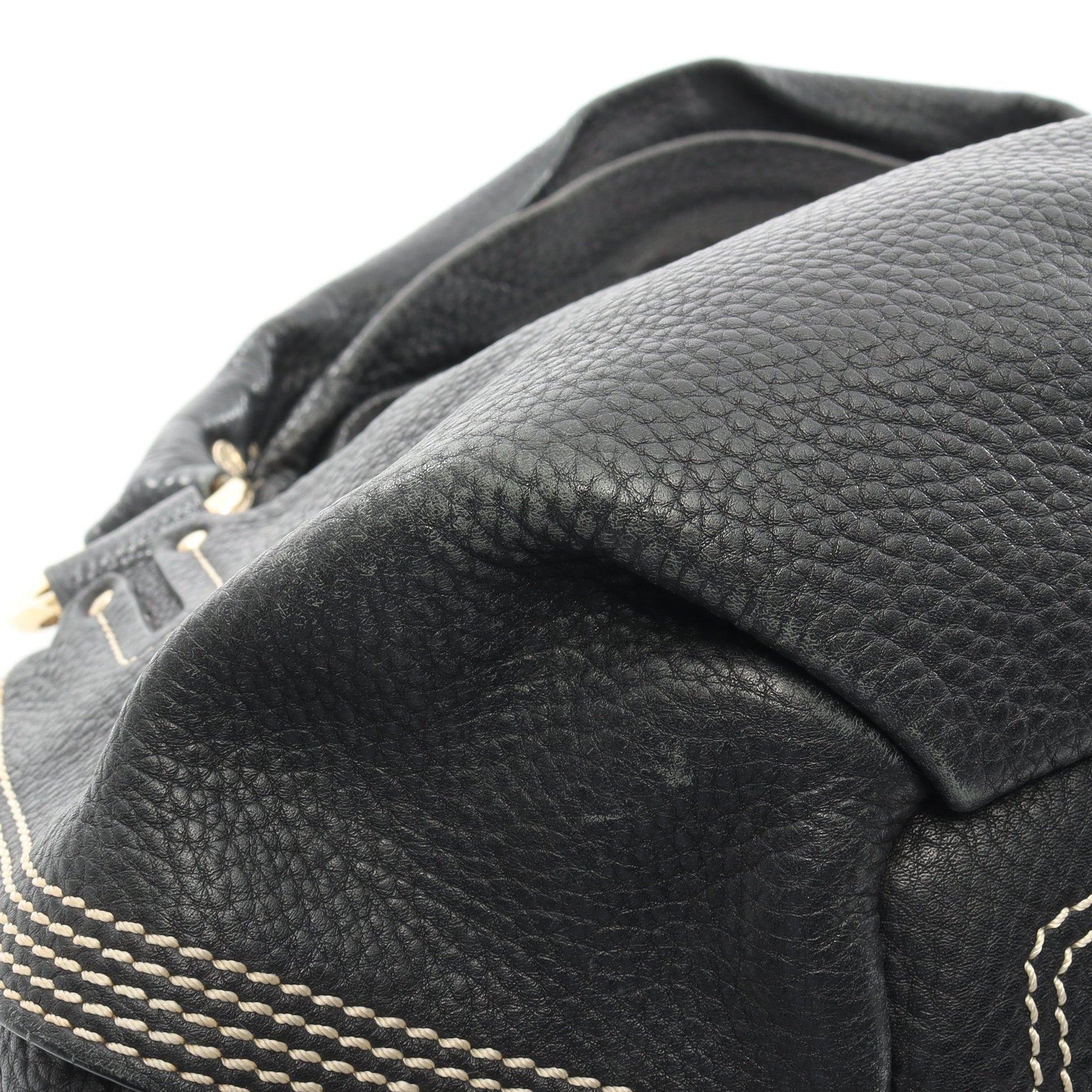 ビタースウィート ハンドバッグ レザー ブラック セリーヌ バッグ CELINE