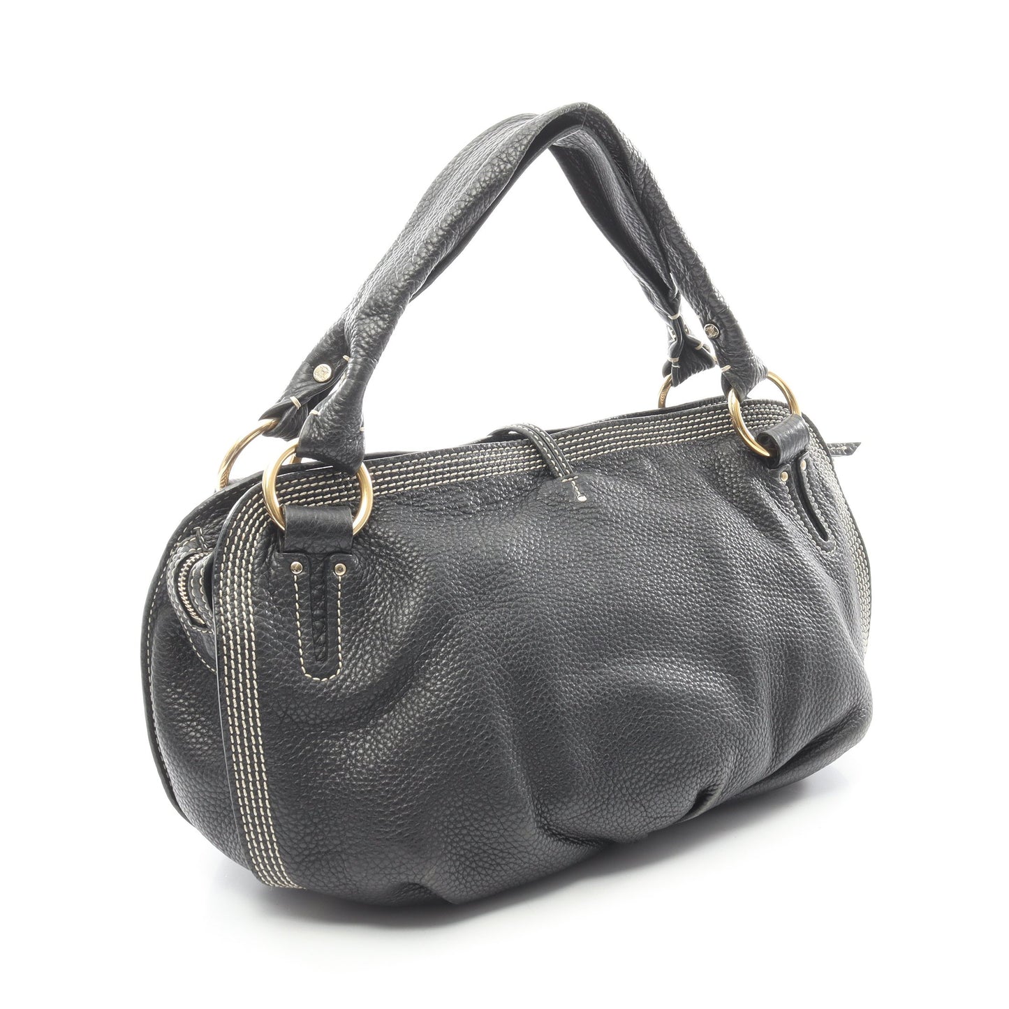 ビタースウィート ハンドバッグ レザー ブラック セリーヌ バッグ CELINE