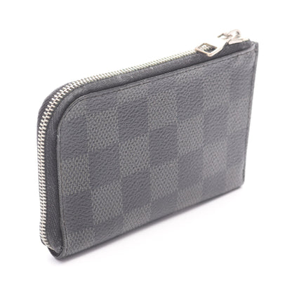 ポルトモネ ダミエグラフィット コインケース PVC ブラック ルイヴィトン 財布・小物 LOUIS VUITTON