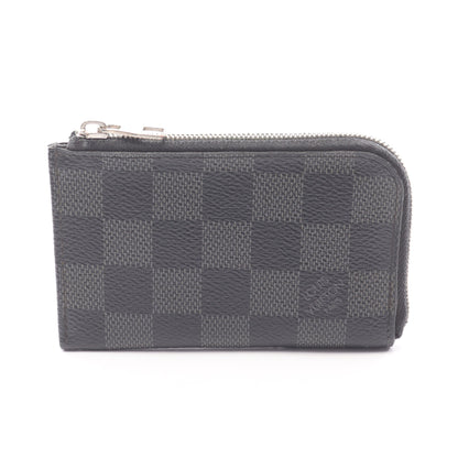 ポルトモネ ダミエグラフィット コインケース PVC ブラック ルイヴィトン 財布・小物 LOUIS VUITTON