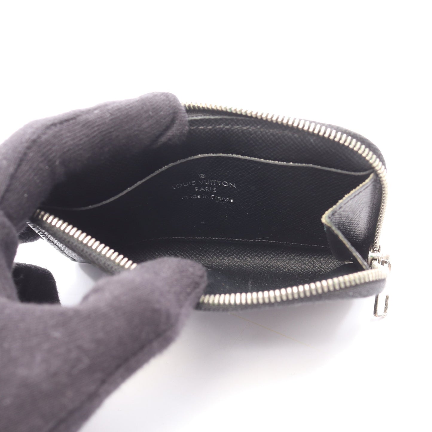 ポルトモネ ダミエグラフィット コインケース PVC ブラック ルイヴィトン 財布・小物 LOUIS VUITTON