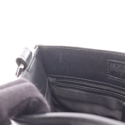 GGデニム ショルダーバッグ デニム レザー ブラック グッチ バッグ GUCCI