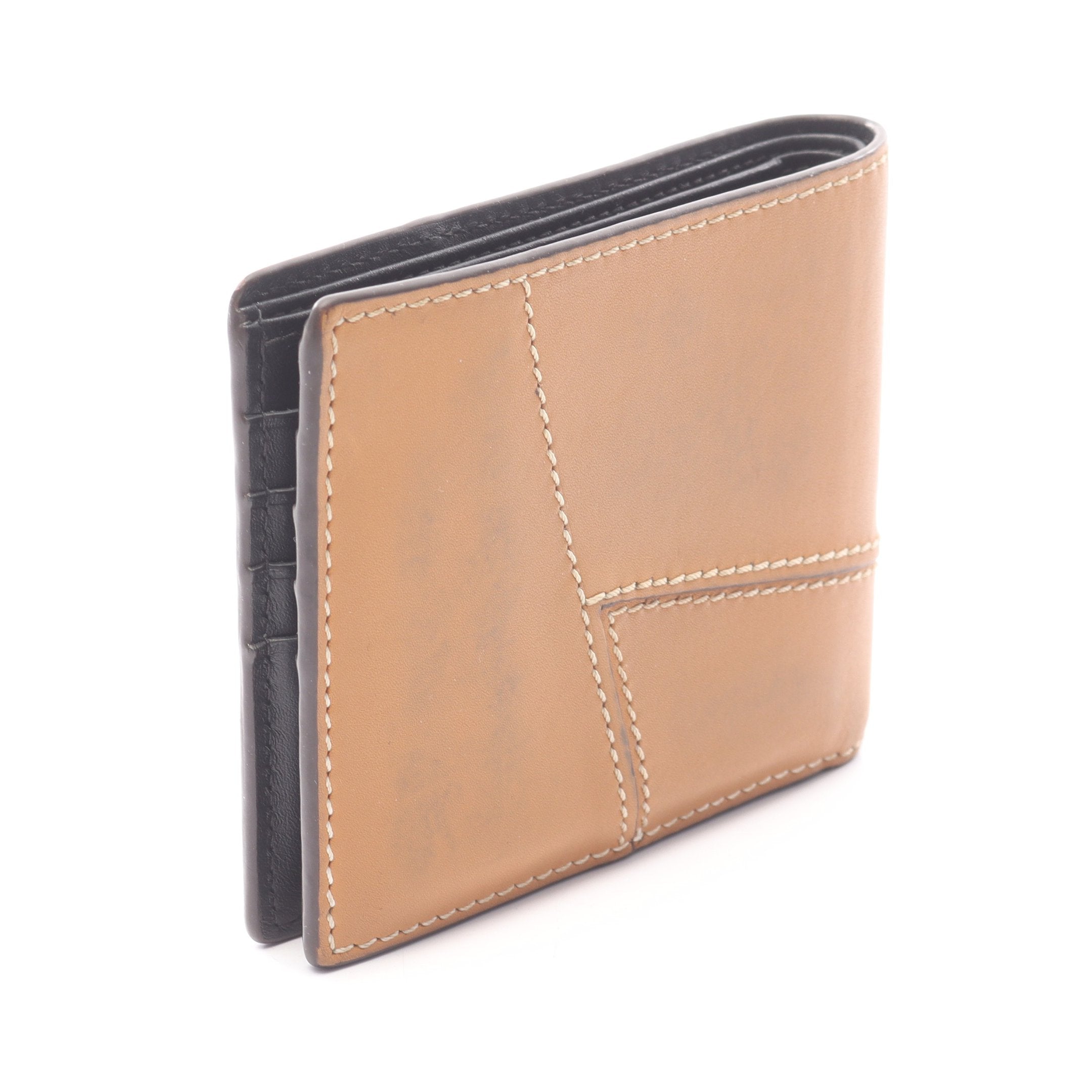 極美品　LOEWE ロエベ　パズル　バイフォールド　ウォレット　レザー　ブラウン パズル バイフォールド ウォレット（サプルグレインカーフ） ブラウン