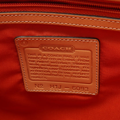 シグネチャー ハンドバッグ トートバッグ キャンバス レザー ベージュ ライトブラウン コーチ バッグ COACH