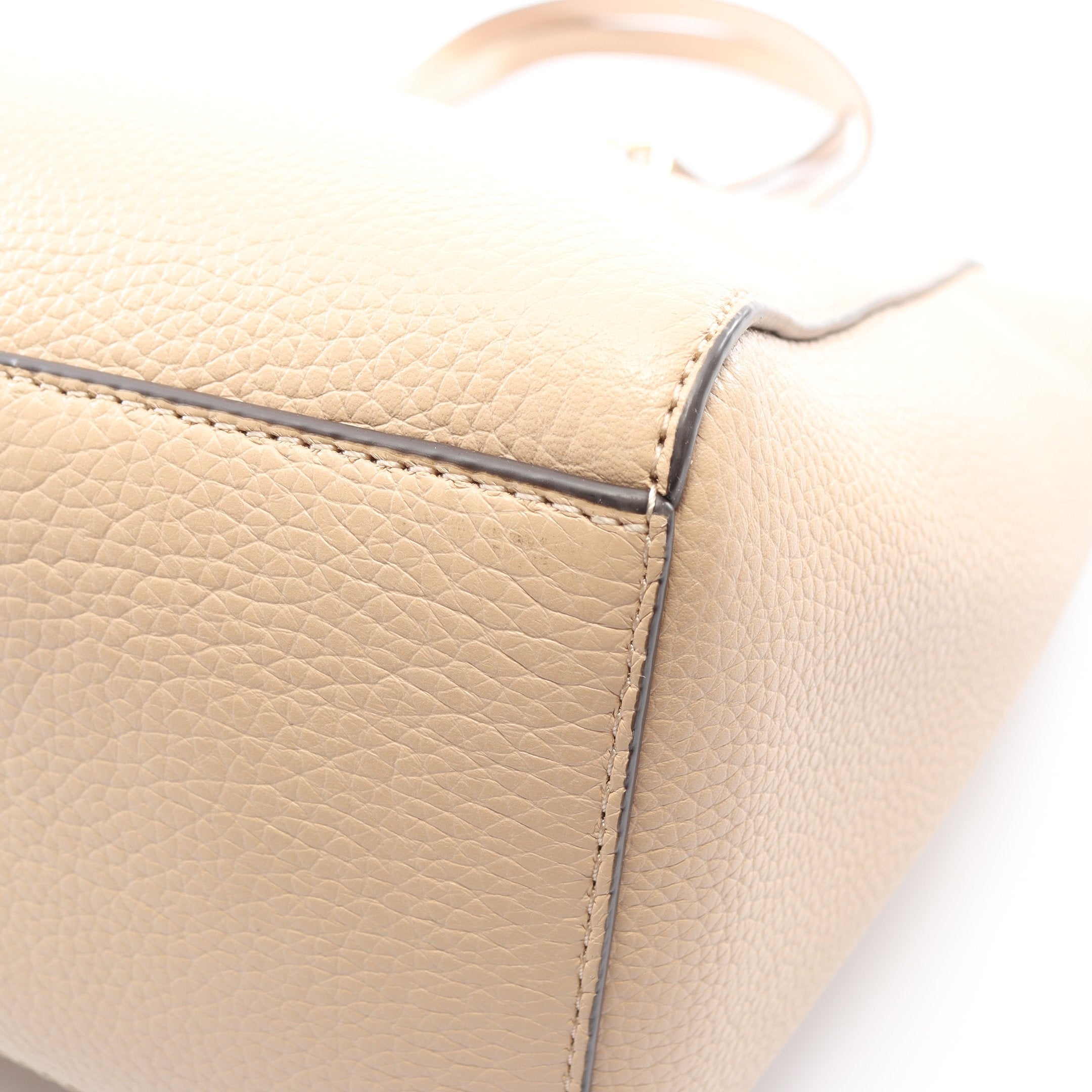 JET SET TRAVEL ショルダーバッグ トートバッグ レザー ライトベージュ