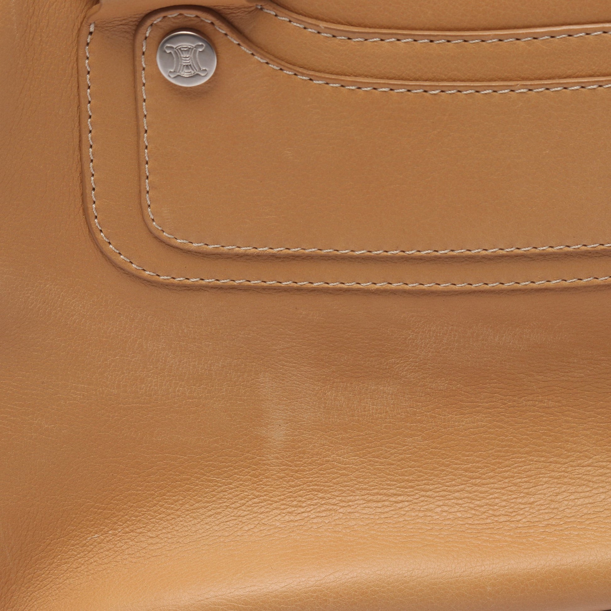 ブギーバッグ ハンドバッグ レザー ベージュ セリーヌ バッグ CELINE