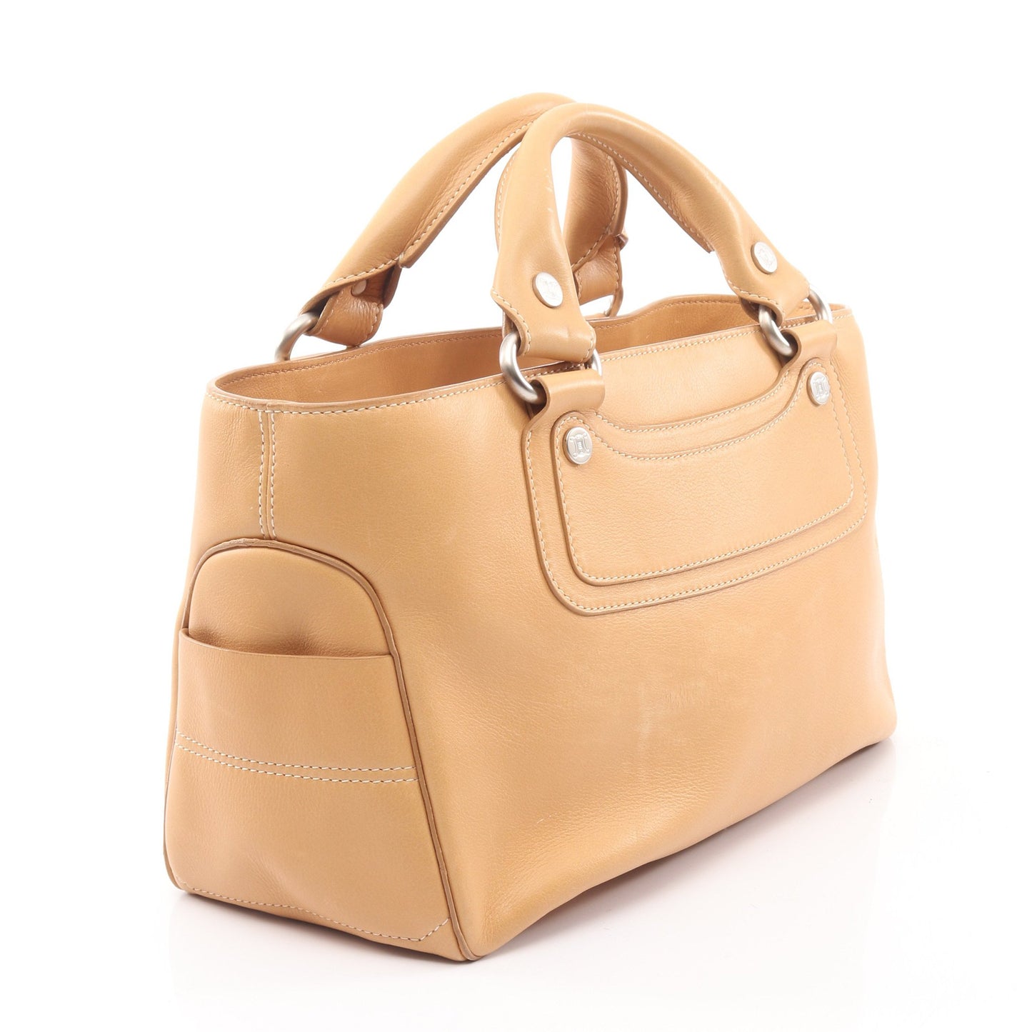 ブギーバッグ ハンドバッグ レザー ベージュ セリーヌ バッグ CELINE