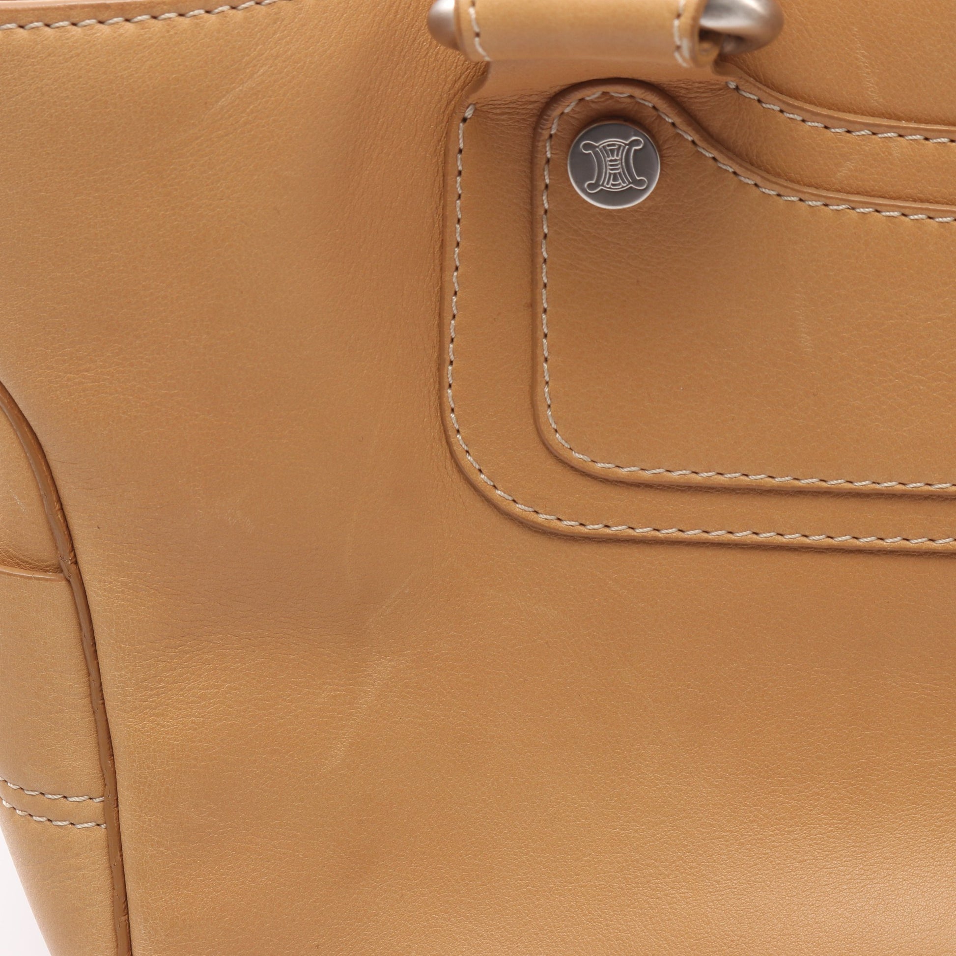 ブギーバッグ ハンドバッグ レザー ベージュ セリーヌ バッグ CELINE