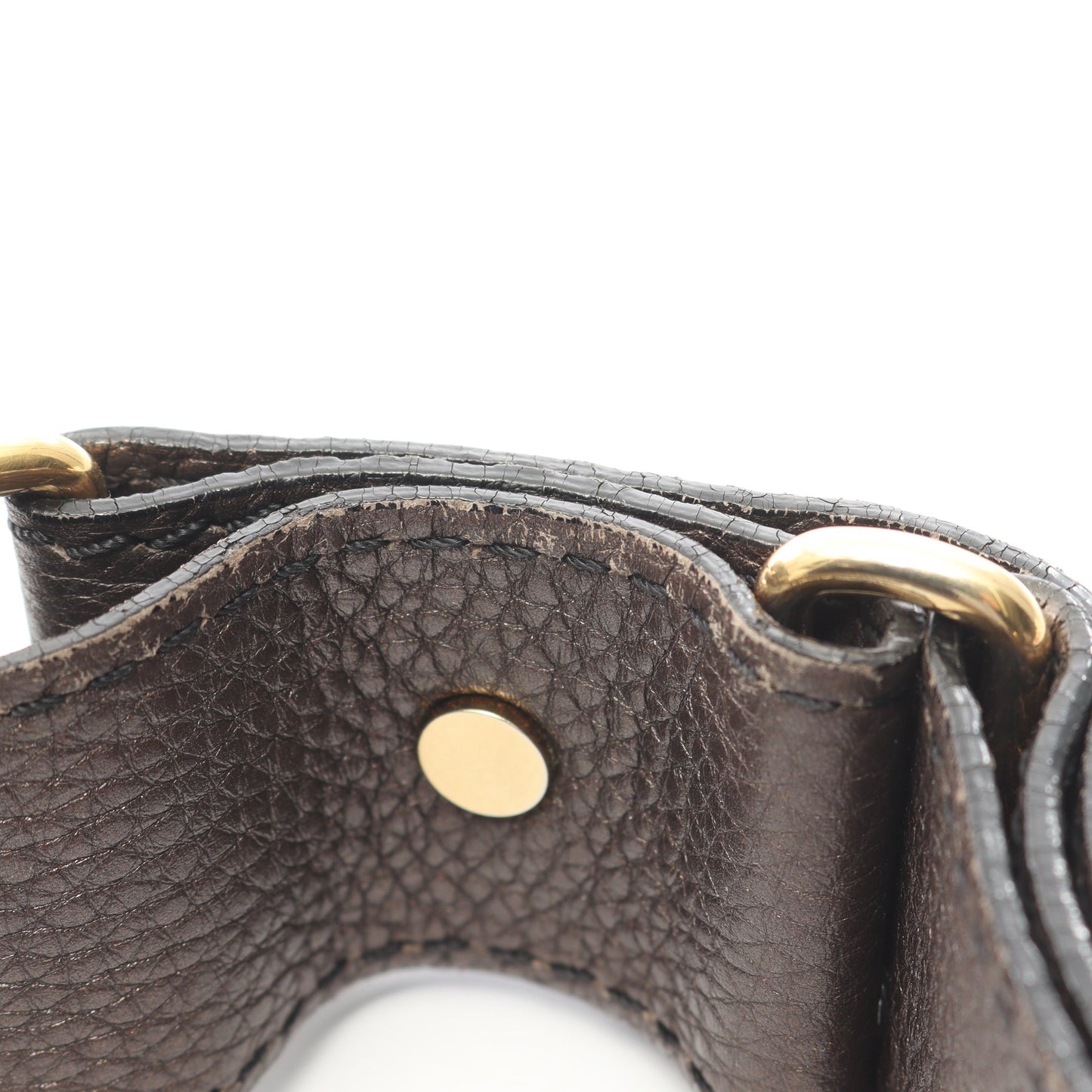 メッセンジャーバッグ ショルダーバッグ レザー ダークブラウン セリーヌ バッグ CELINE