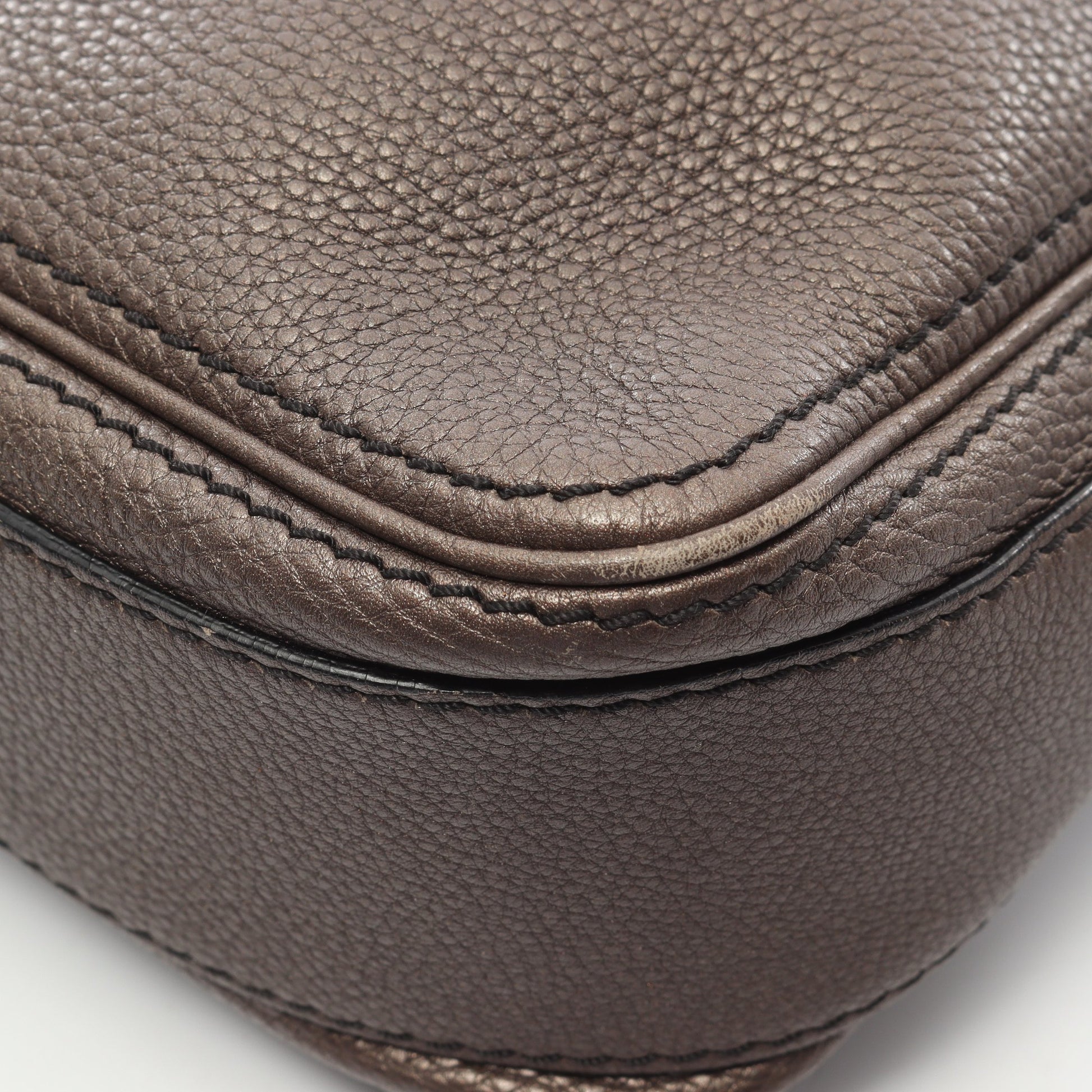 メッセンジャーバッグ ショルダーバッグ レザー ダークブラウン セリーヌ バッグ CELINE
