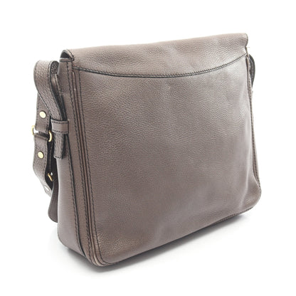 メッセンジャーバッグ ショルダーバッグ レザー ダークブラウン セリーヌ バッグ CELINE