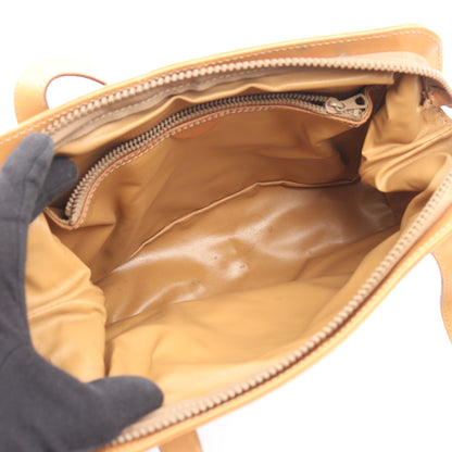 マカダム ショルダーバッグ PVC レザー ブラウン ライトブラウン セリーヌ バッグ CELINE