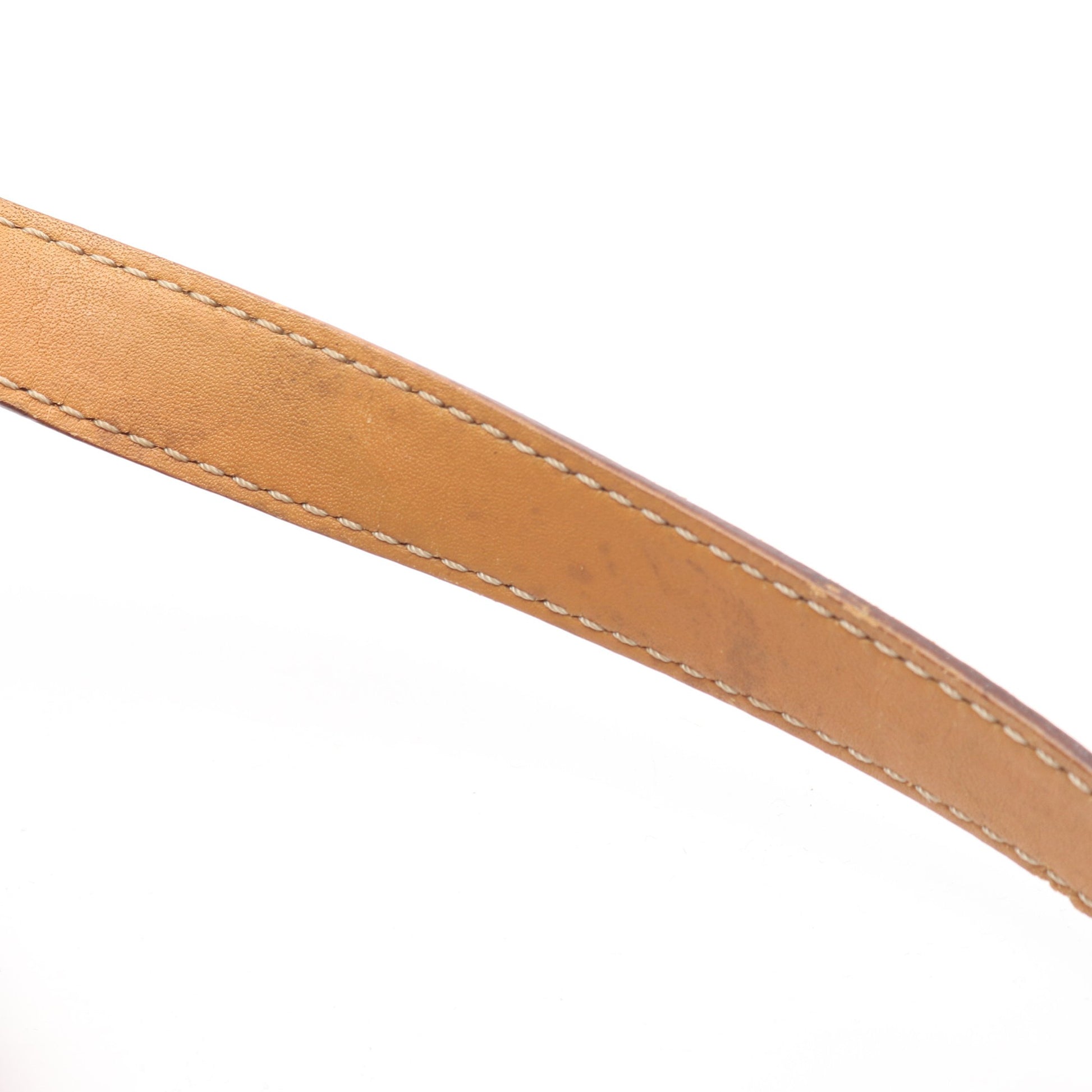 マカダム ショルダーバッグ PVC レザー ブラウン ライトブラウン セリーヌ バッグ CELINE