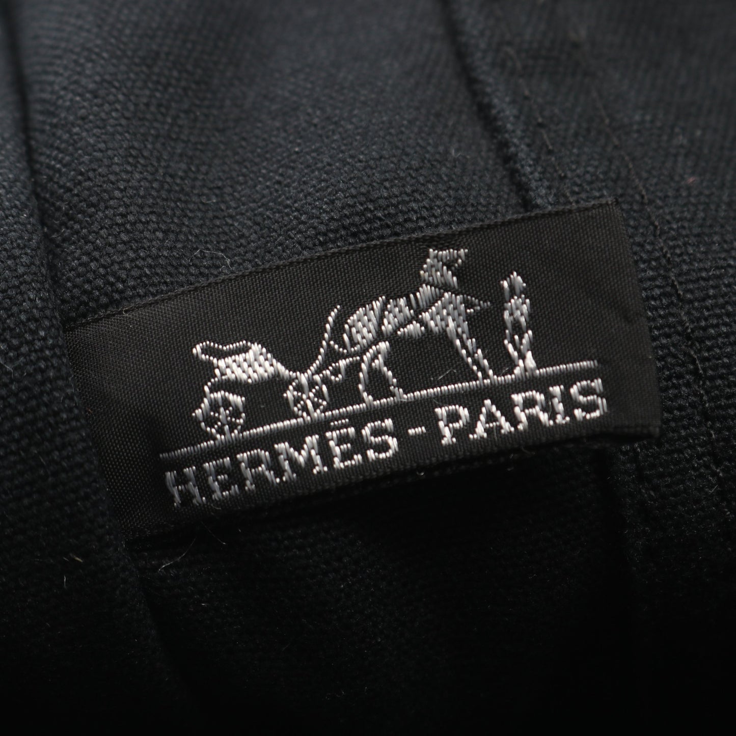 フールトゥGM ハンドバッグ トートバッグ キャンバス ブラック グレー シルバー金具 エルメス バッグ HERMES