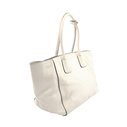 ハンドバッグ レザー オフホワイト 2WAY プラダ バッグ PRADA