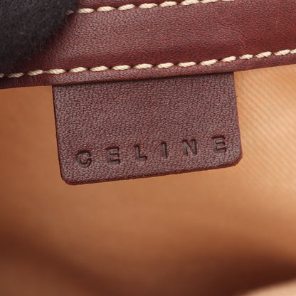 ブギーバッグ パリマカダム ハンドバッグ キャンバス レザー ライトベージュ ブラウン セリーヌ バッグ CELINE