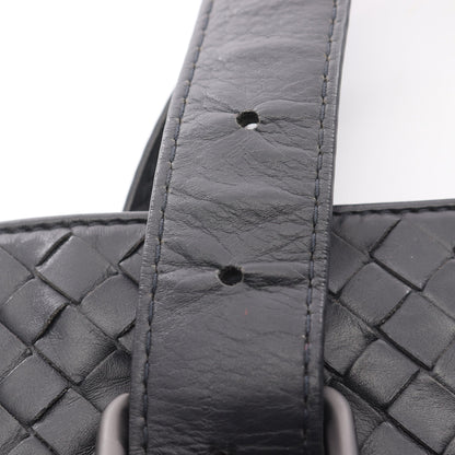 イントレチャート ハンドバッグ トートバッグ レザー ブラック ボッテガヴェネタ バッグ BOTTEGA VENETA