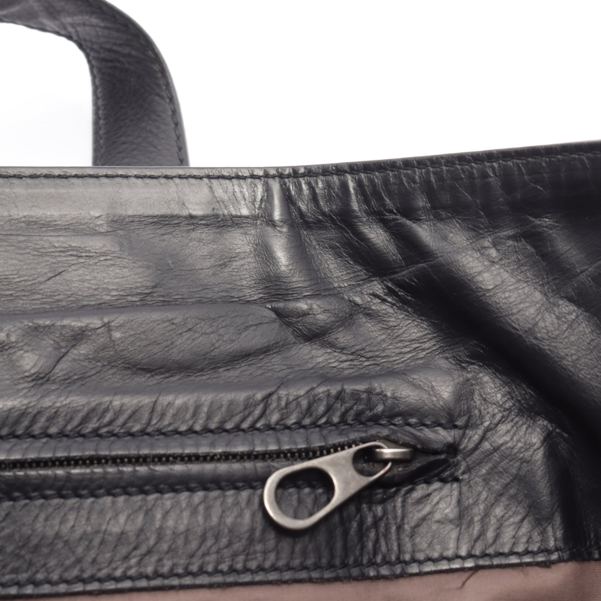 イントレチャート ハンドバッグ トートバッグ レザー ブラック ボッテガヴェネタ バッグ BOTTEGA VENETA