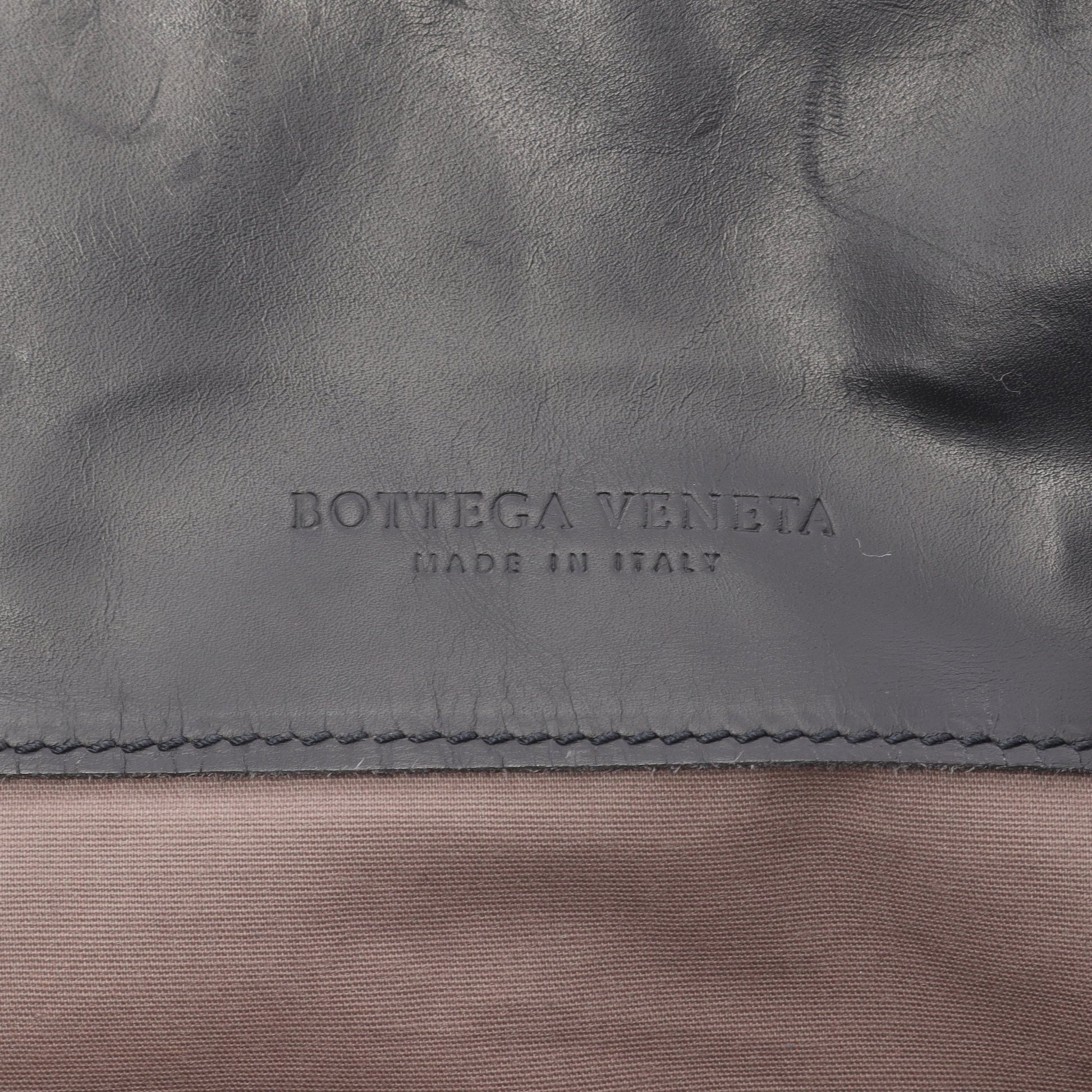 イントレチャート ハンドバッグ トートバッグ レザー ブラック ボッテガヴェネタ バッグ BOTTEGA VENETA