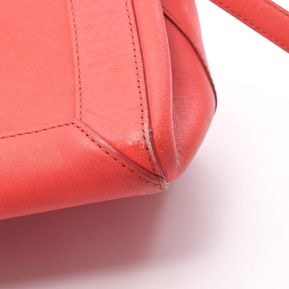 ハンドバッグ トートバッグ レザー ピンクレッド 2WAY エムシーエム