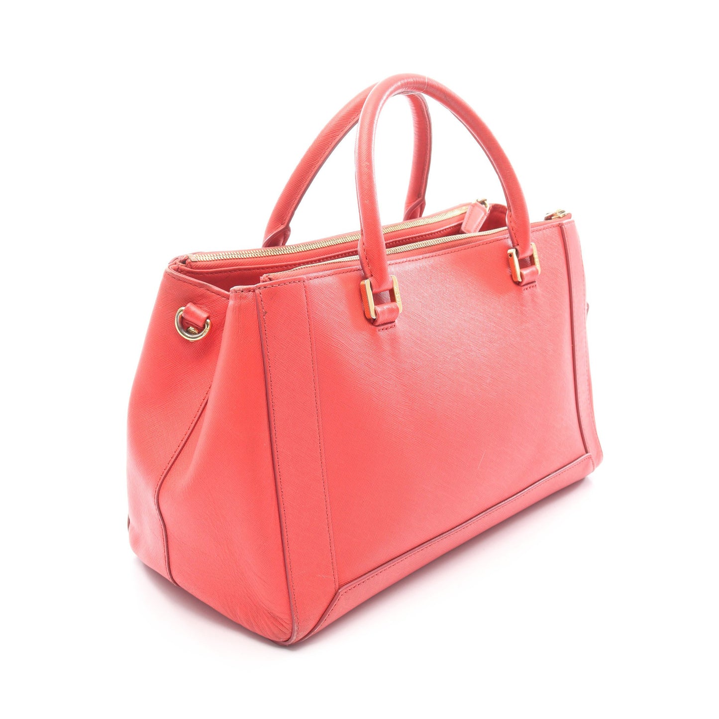 ハンドバッグ トートバッグ レザー ピンクレッド 2WAY エムシーエム