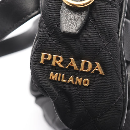 ウエストバッグ ボディバッグ ナイロン レザー ブラック プラダ バッグ PRADA