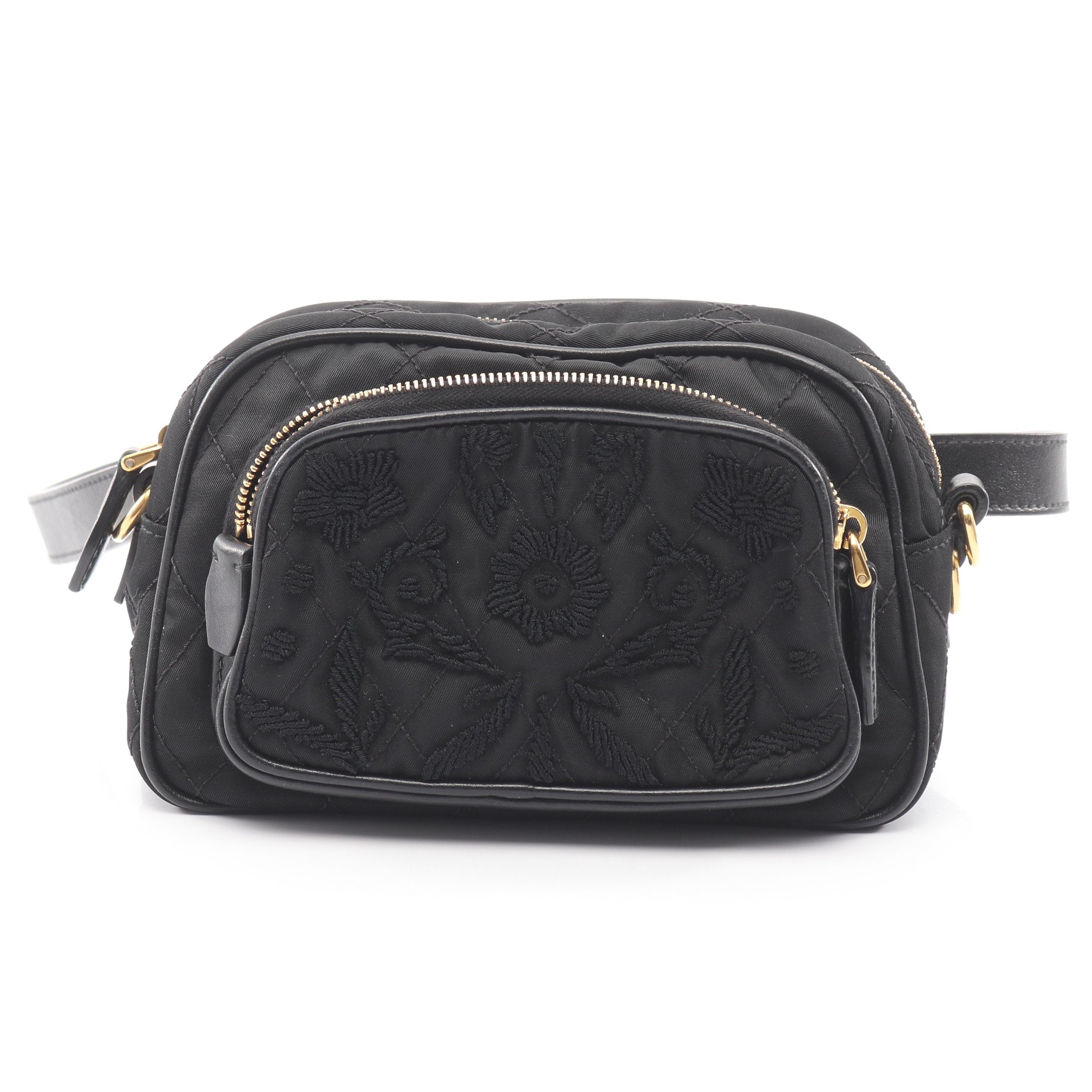 PRADA プラダ ボディバッグ ウエストポーチ 黒 PRADA ボディバッグ 