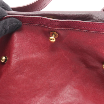ミューズトゥバッグ ハンドバッグ レザー ボルドー レッド イヴサンローラン バッグ YVES SAINT LAURENT