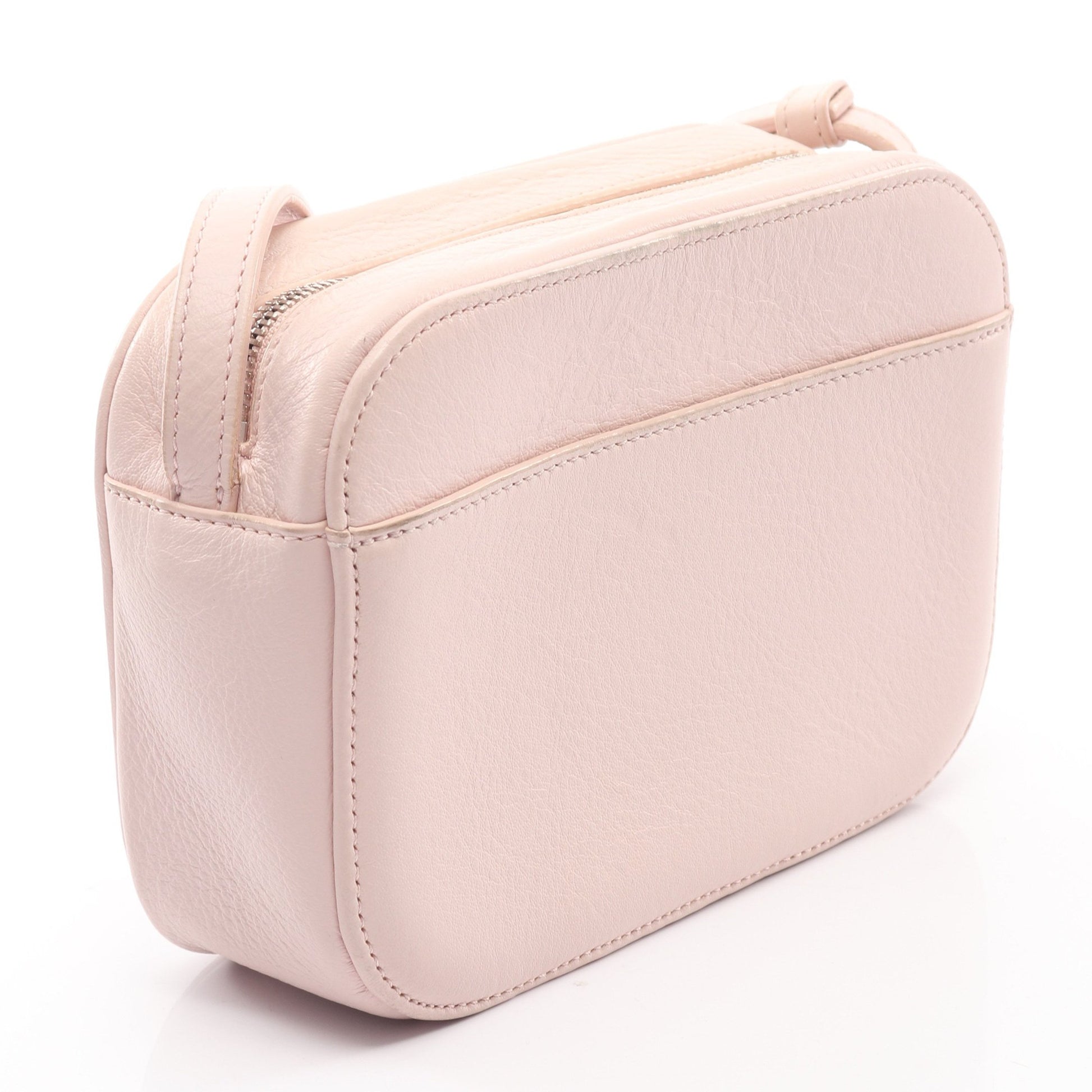 EVERYDAY CAMERA BAG XS エブリデイ カメラバッグ ショルダーバッグ レザー ライトピンク バレンシアガ バッグ BALENCIAGA
