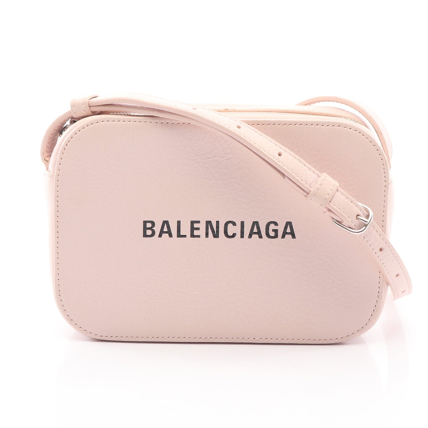 EVERYDAY CAMERA BAG XS エブリデイ カメラバッグ ショルダーバッグ レザー ライトピンク バレンシアガ バッグ BALENCIAGA
