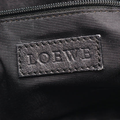 アナグラム ショルダーバッグ レザー ブラック ロエベ バッグ LOEWE