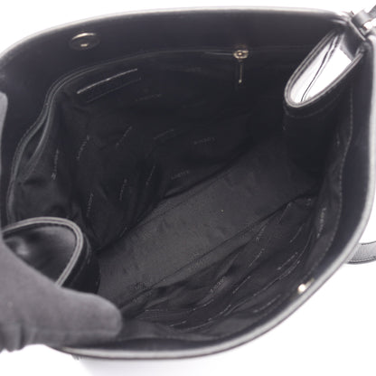 アナグラム ショルダーバッグ レザー ブラック ロエベ バッグ LOEWE
