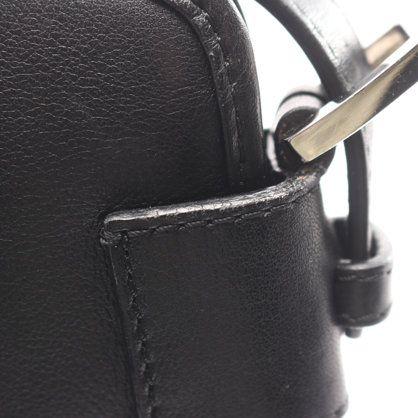 アナグラム ショルダーバッグ レザー ブラック ロエベ バッグ LOEWE
