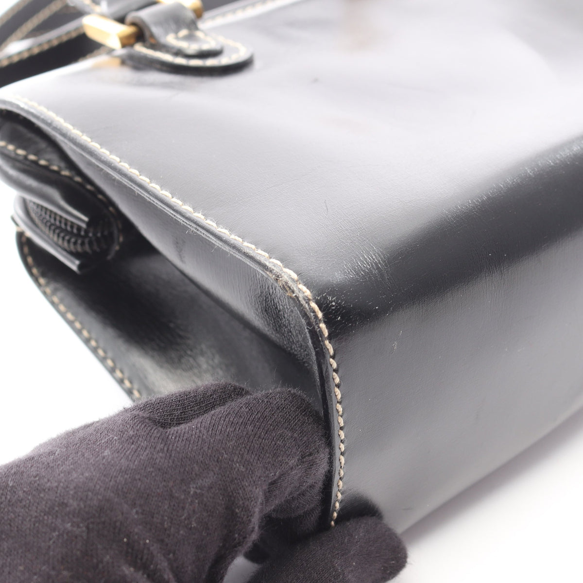 ハンドバッグ レザー ブラック 2WAY フェンディ バッグ FENDI