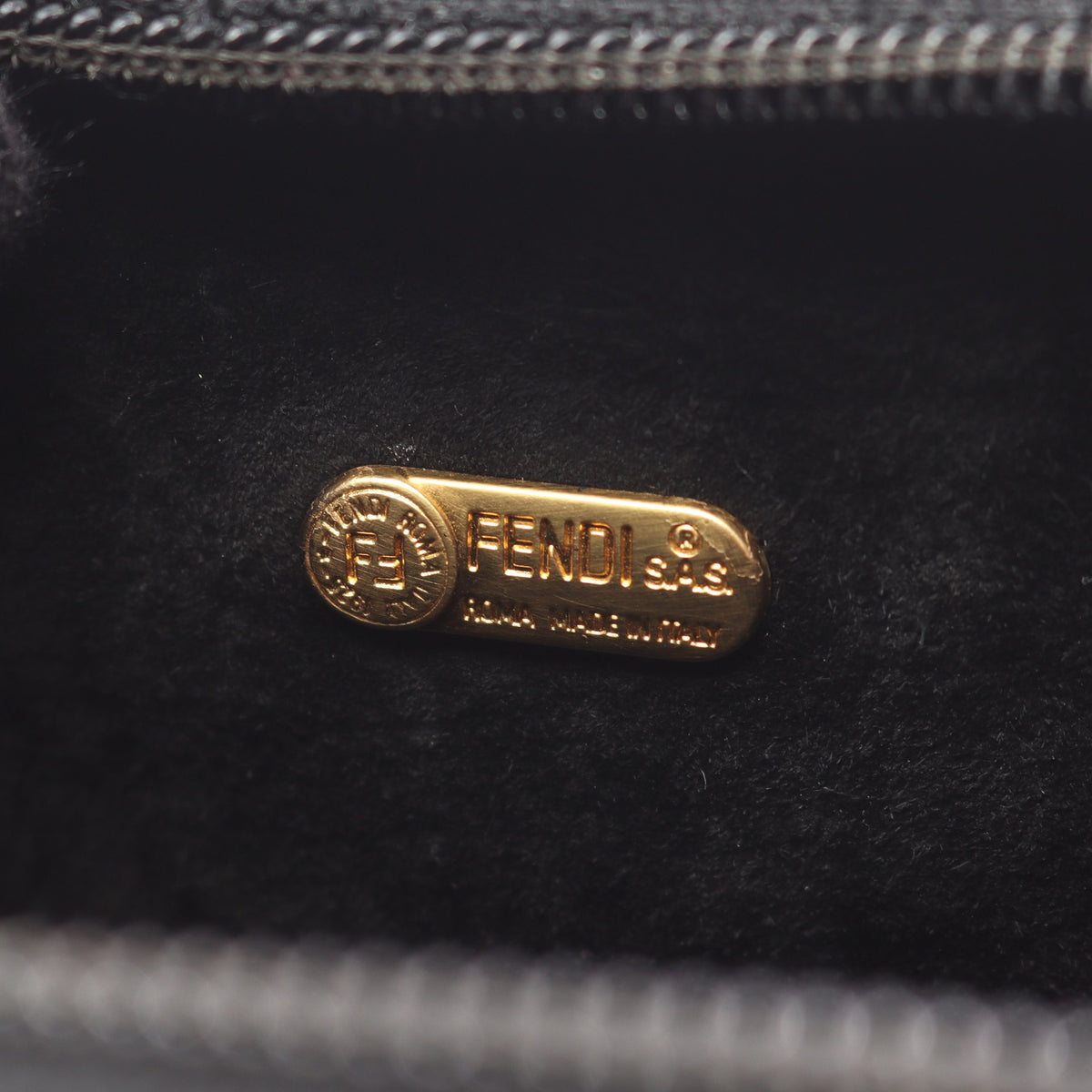 ハンドバッグ レザー ブラック 2WAY フェンディ バッグ FENDI