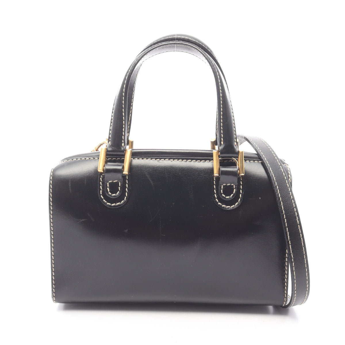 ハンドバッグ レザー ブラック 2WAY フェンディ バッグ FENDI