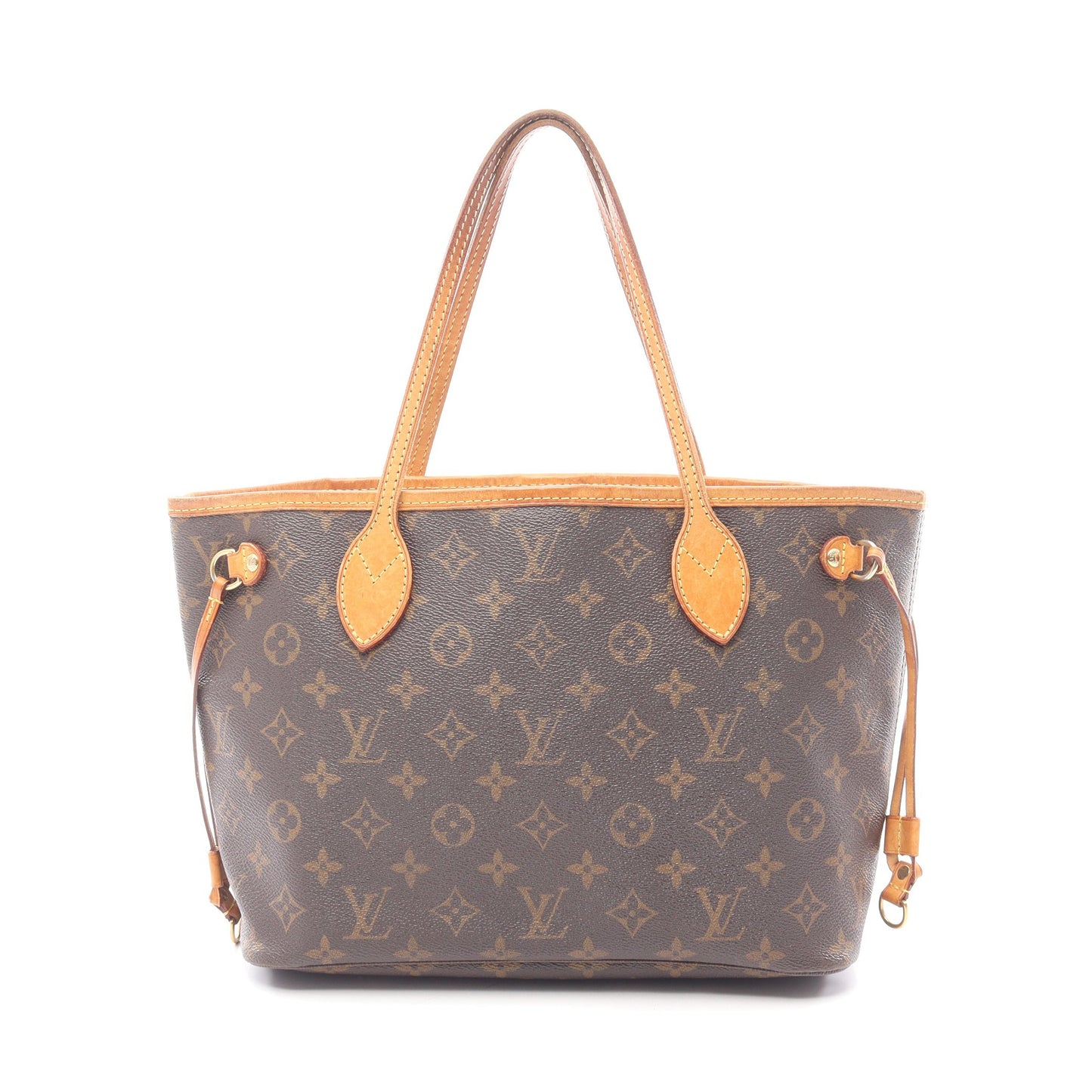 ネヴァーフルPM モノグラム ハンドバッグ トートバッグ PVC レザー ブラウン ルイヴィトン バッグ LOUIS VUITTON