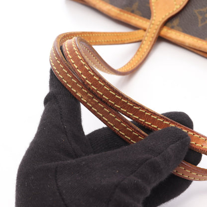 ネヴァーフルPM モノグラム ハンドバッグ トートバッグ PVC レザー ブラウン ルイヴィトン バッグ LOUIS VUITTON
