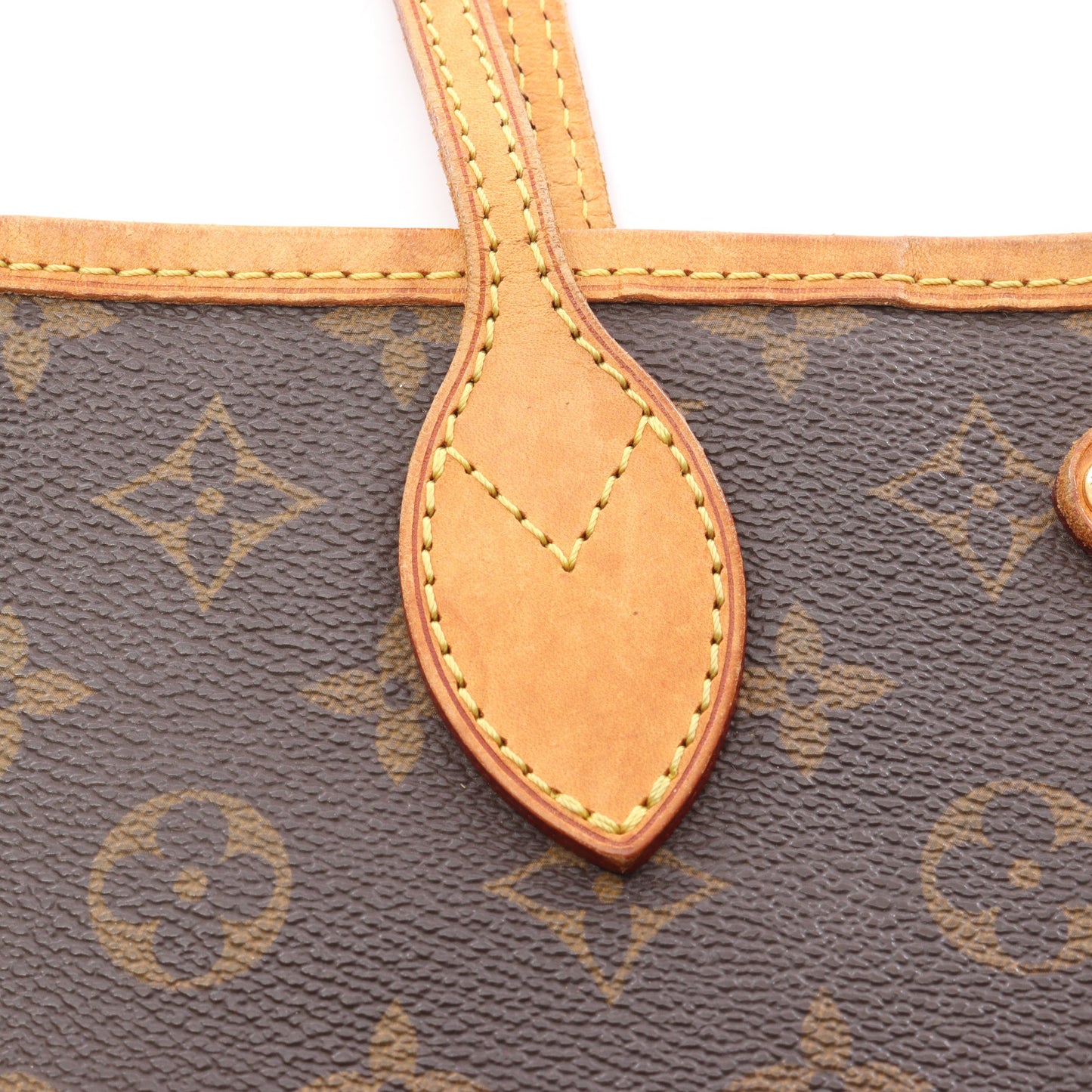 ネヴァーフルPM モノグラム ハンドバッグ トートバッグ PVC レザー ブラウン ルイヴィトン バッグ LOUIS VUITTON