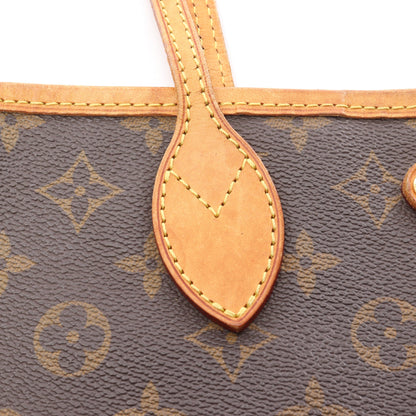 ネヴァーフルPM モノグラム ハンドバッグ トートバッグ PVC レザー ブラウン ルイヴィトン バッグ LOUIS VUITTON