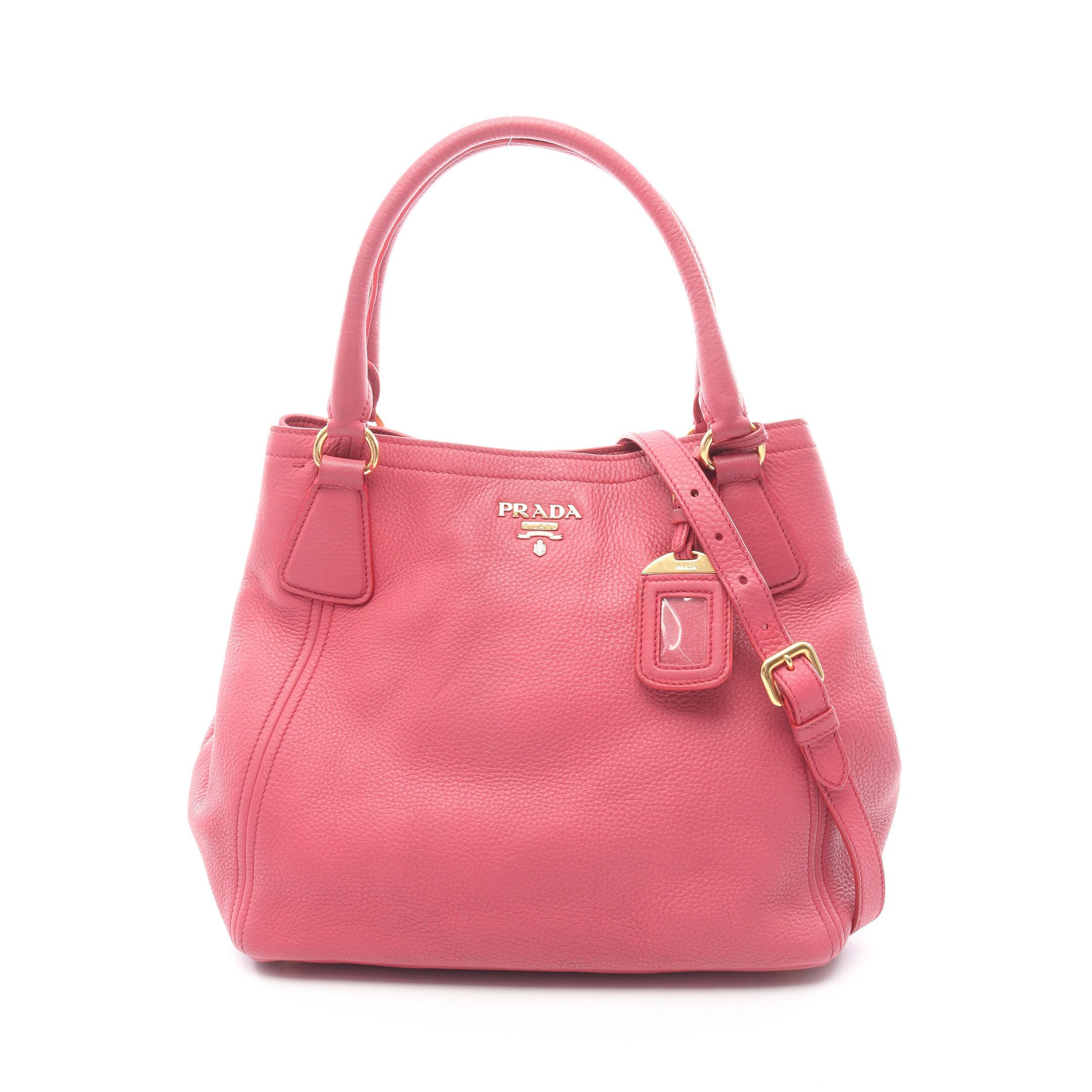 PRADA プラダ ヴィッテロダイノ レザー ハンドバッグ ショルダーバッグ 