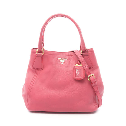 VIT DAINO ヴィッテロダイノ 2WAY ハンドバッグ レザー ピンクパープル プラダ バッグ PRADA