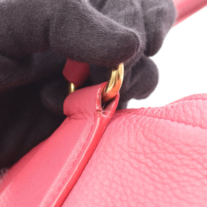 VIT DAINO ヴィッテロダイノ 2WAY ハンドバッグ レザー ピンクパープル プラダ バッグ PRADA