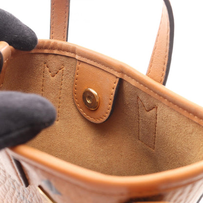 ヴィセトス ハンドバッグ PVC レザー ライトブラウン 2WAY エムシーエム バッグ MCM