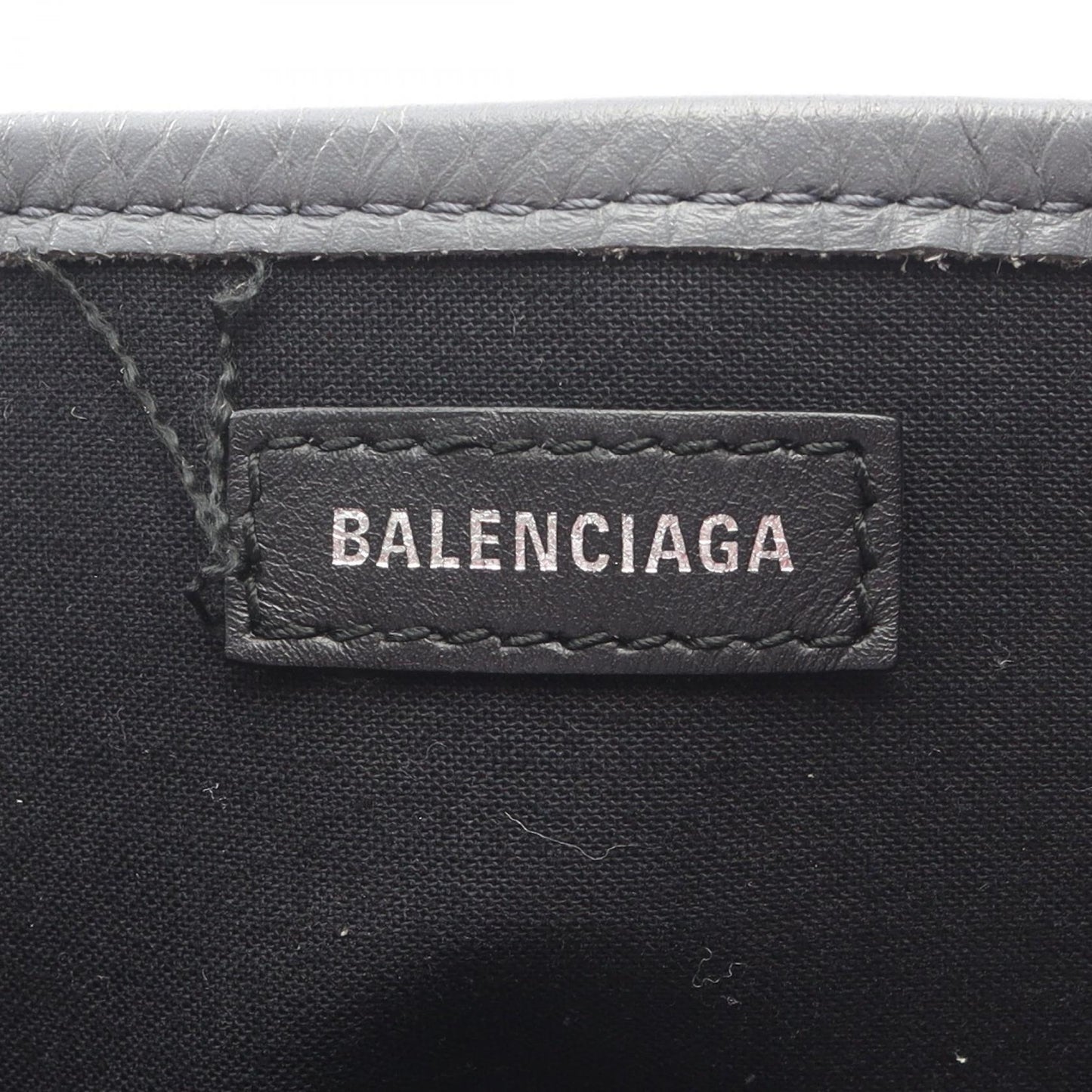 NAVY CABAS S ネイビーカバ ハンドバッグ トートバッグ キャンバス レザー オフホワイト グレー バレンシアガ バッグ BALENCIAGA